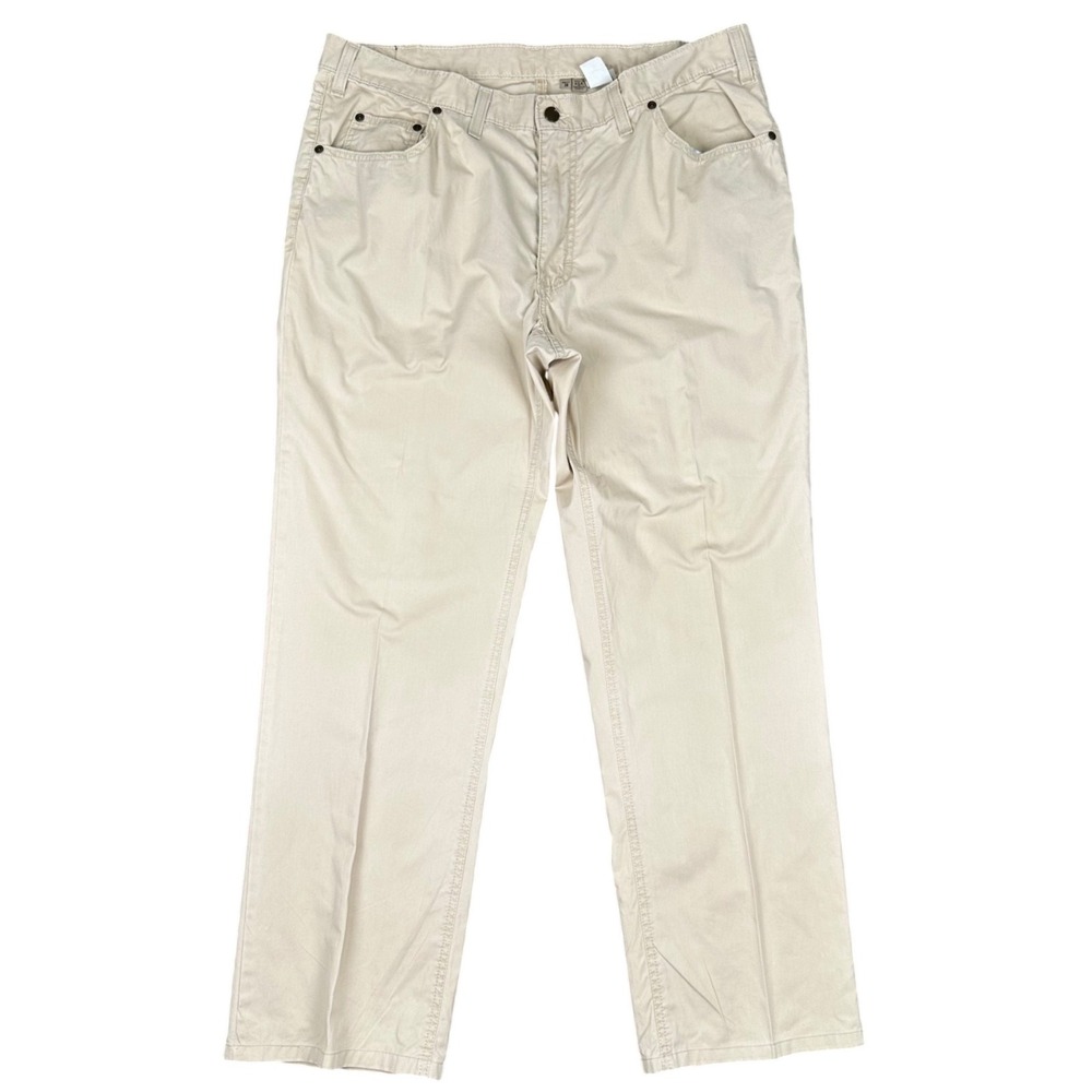 Bill's Khakis Pants Mens 38x30 M2 Standard Fit Chinos Tan Beige Cotton USA Made - Picture 1 of 9
